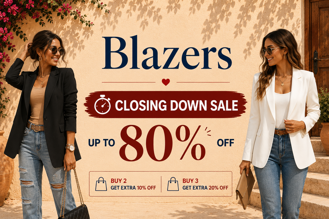 Blazers - Closing Down Sale, up to 80% off
