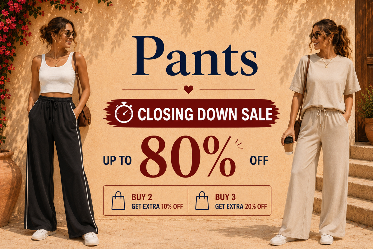 Pants - Closing Down Sale, up to 80% off