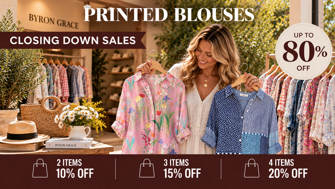 Printed Blouses banner