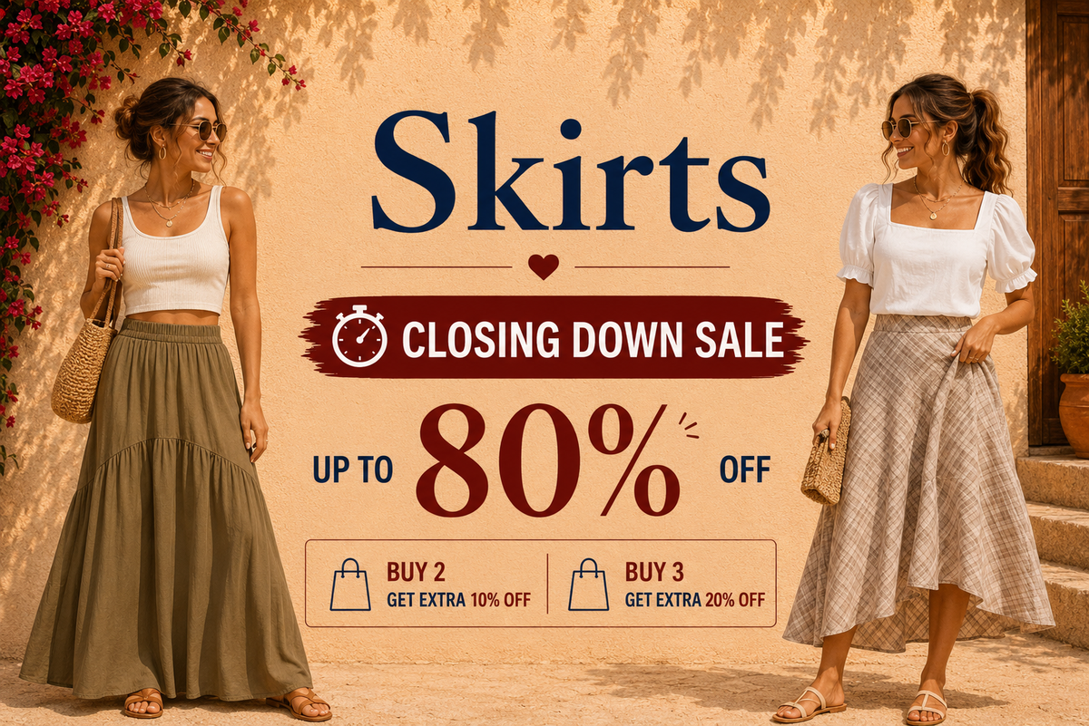 Skirts - Closing Down Sale, up to 80% off