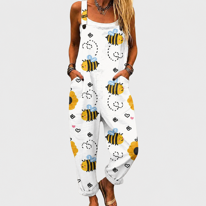 Maddie – Comfortable Printed Overall