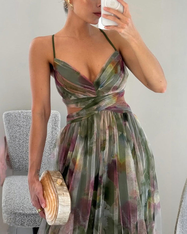 Sophie - Elegant Silk Marbella Dress