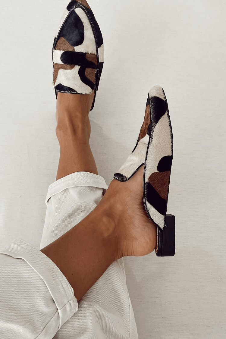 Brooke – Round-Toe Patchwork Loafers – Byron Grace