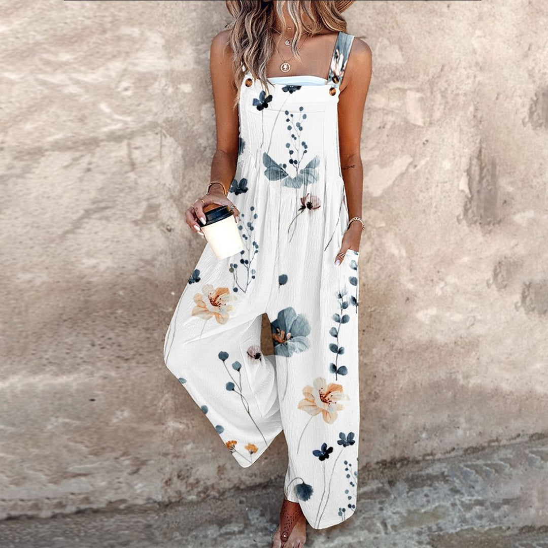 Charlotte – Comfortable Printed Overalls