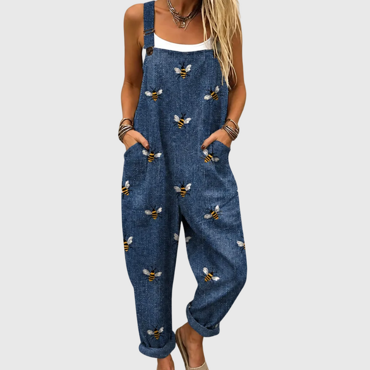 Ava – Comfortable Printed Overall