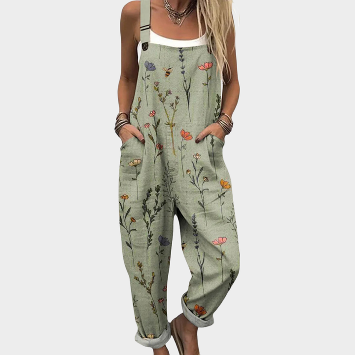 Amelia – Comfortable Printed Overalls