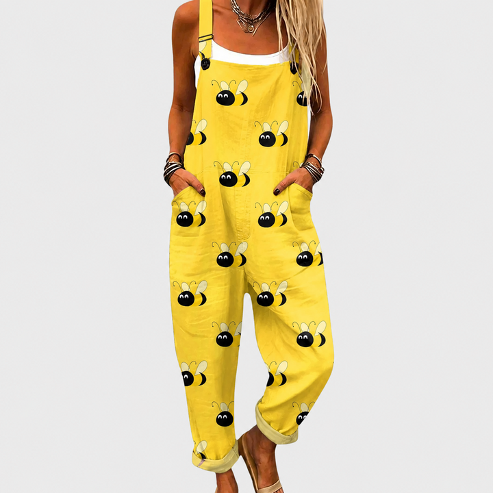 Amelie – Comfortable Printed Overalls
