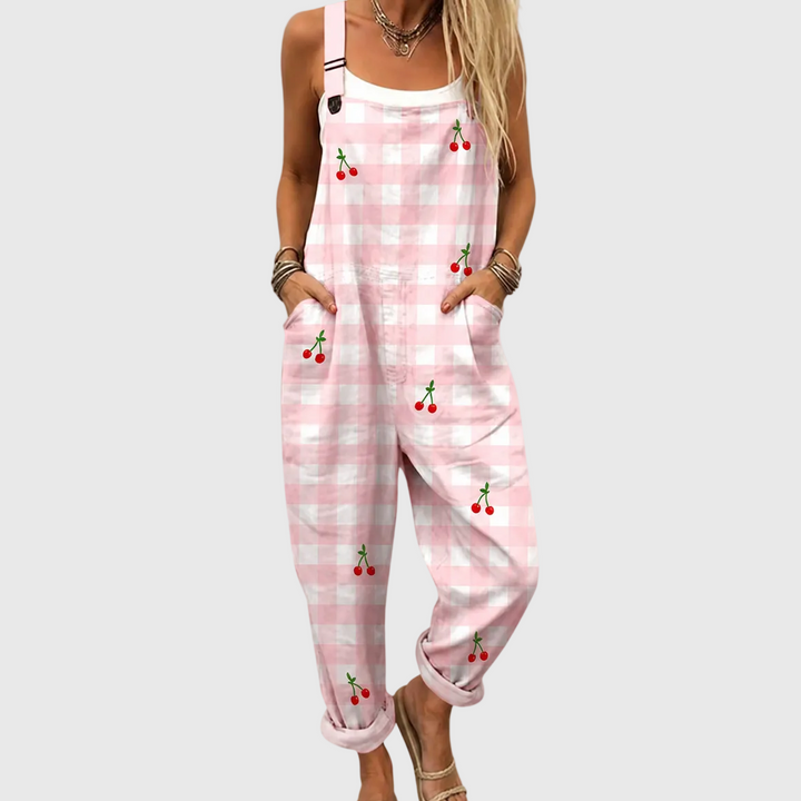 Jessica – Cherry Picnic Overall