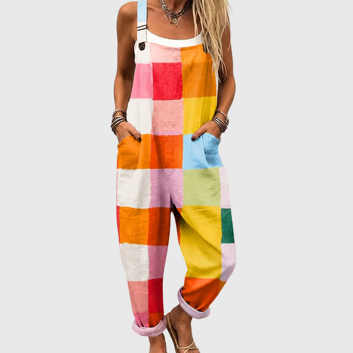 Ariana – Color Block Overall