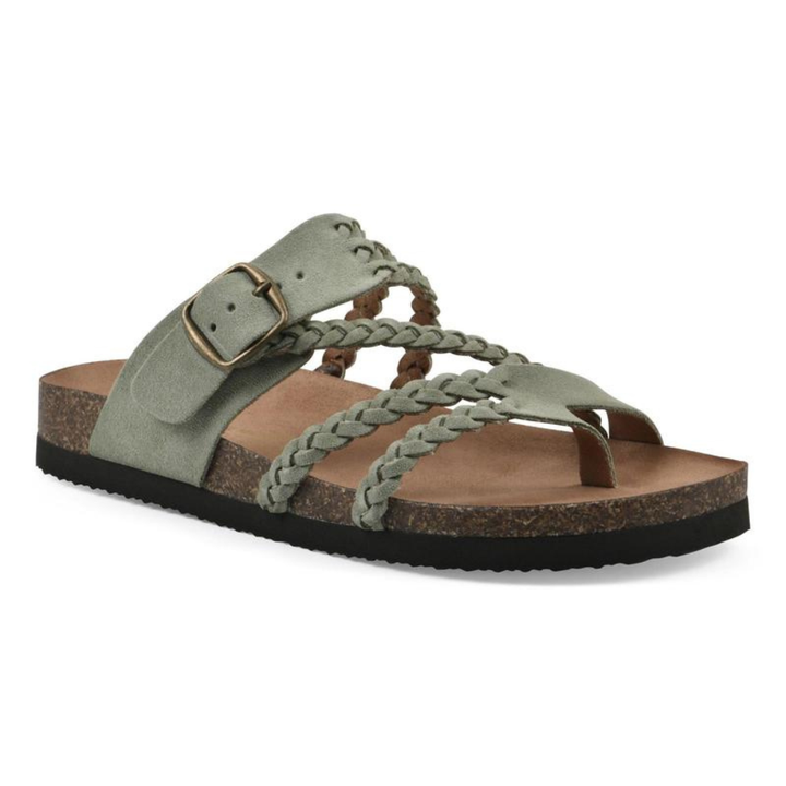 Zosia - Woven Cork Sandals with Orthopaedic Support