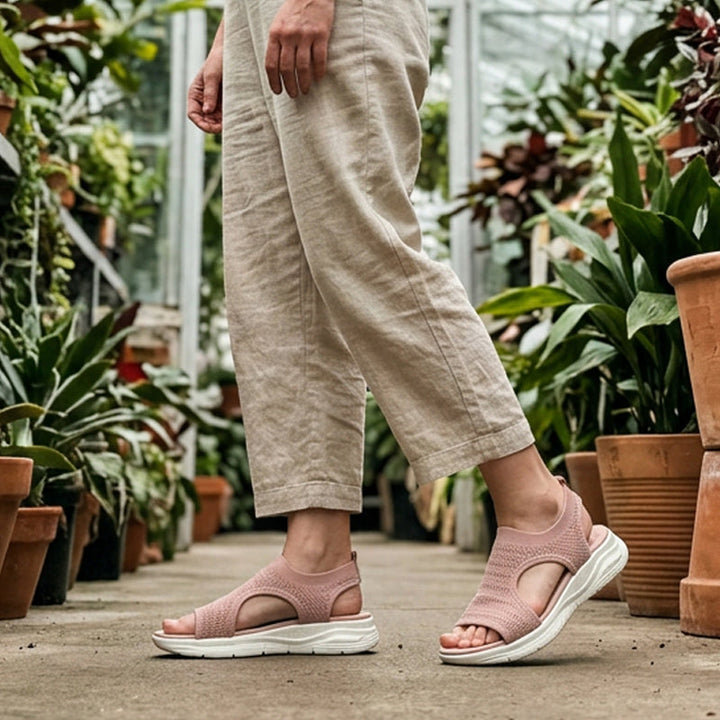 Jorja - Orthopaedic Wedge Toe Loop Sandals