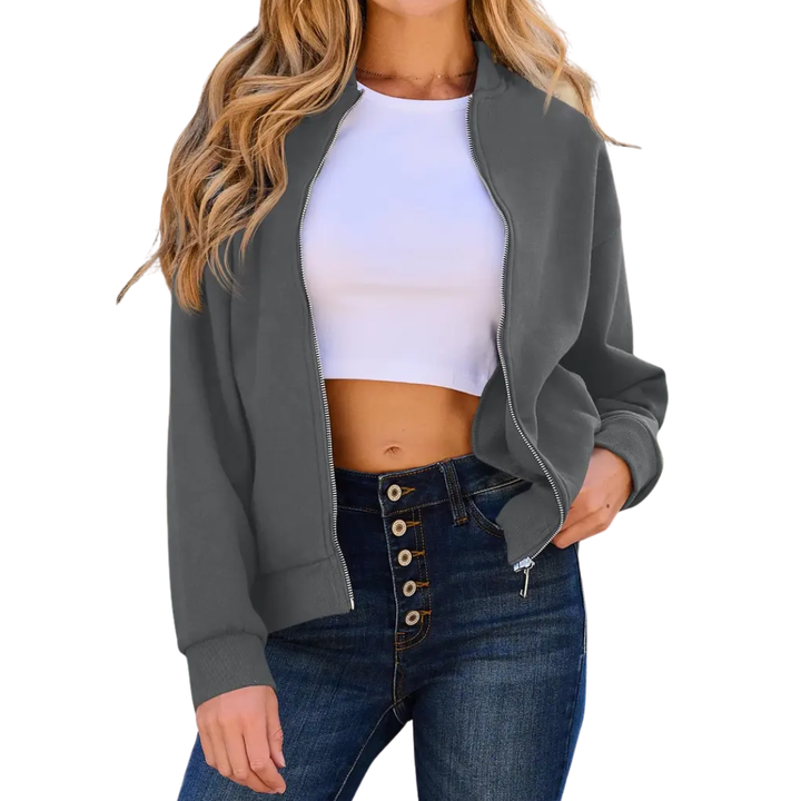 HARUKI™ – Dark Gothic Zip-Up Sweatshirt Jacket