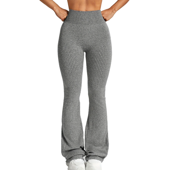 REMI™ – High Waist Textured Flare Leggings