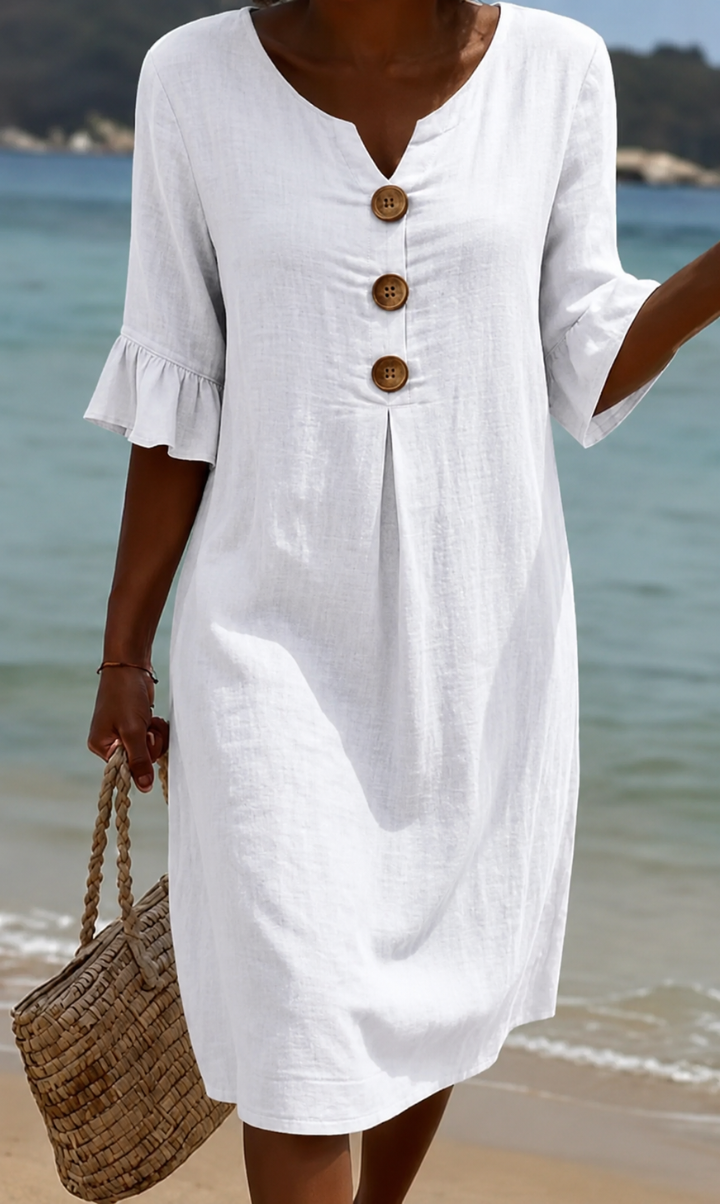Radmila™ - Textured Long Sleeve Dress