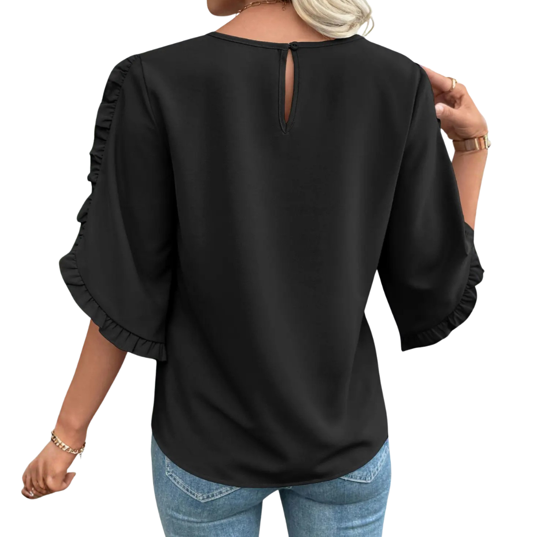 WILLA™ – Ruffled 3/4 Sleeve Blouse