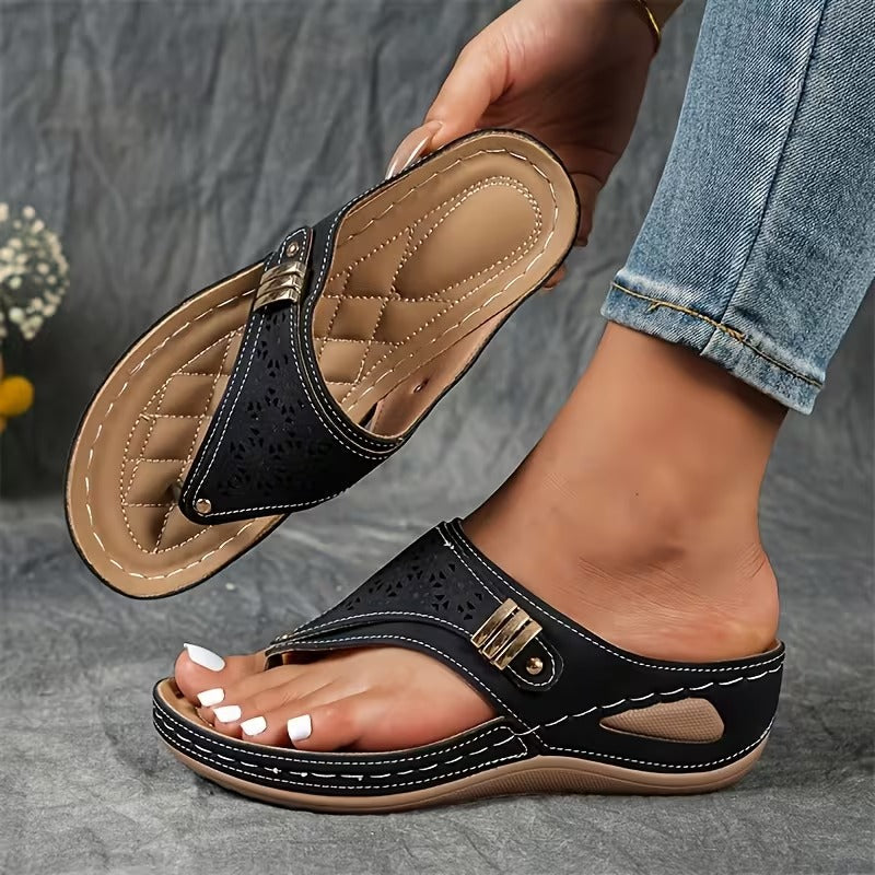 Juno – Comfortable Wedge Sandals for Everyday Wear