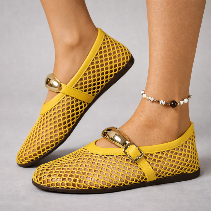 Eadie – Orthopaedic Mesh Mary Jane Shoes