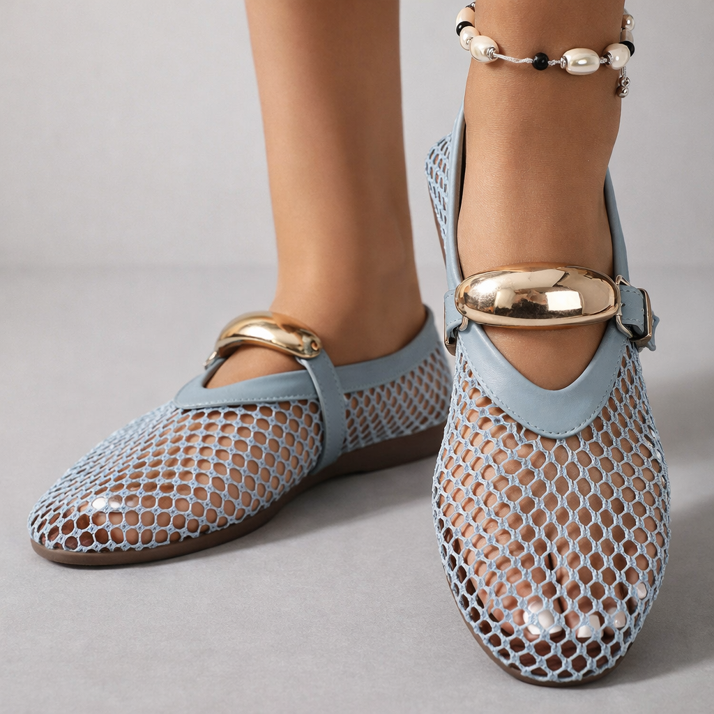Eadie – Orthopaedic Mesh Mary Jane Shoes