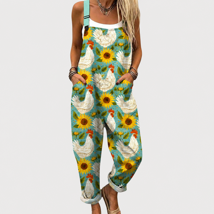 Erin – Comfortable Printed Overall