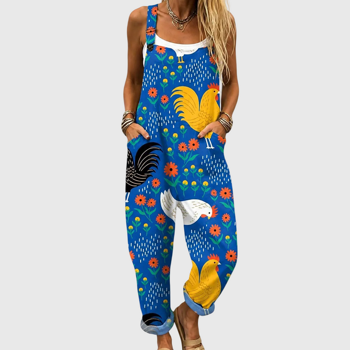 Caroline – Colorful Farm Style Overalls