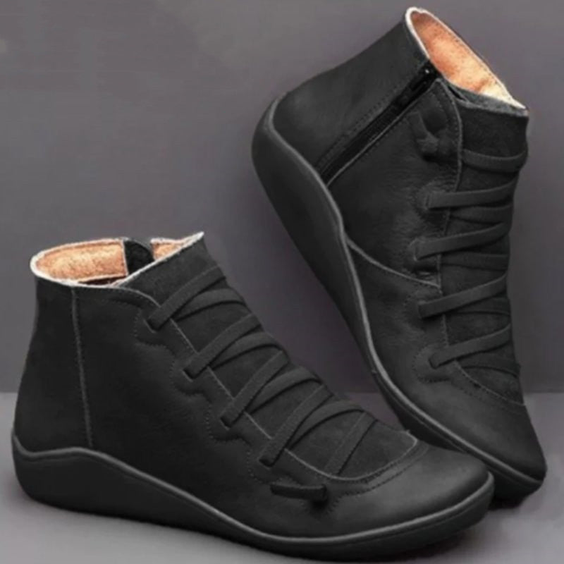 Elin - Wide Fit Support Ankle Boots
