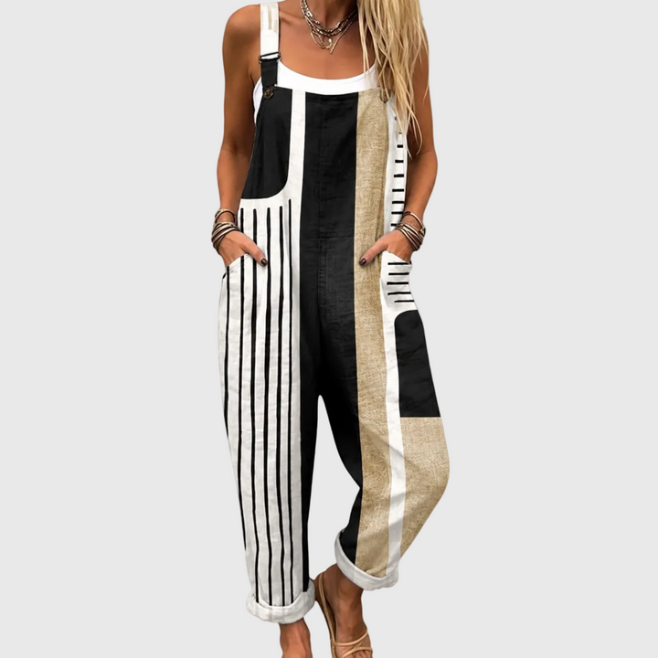 Poppy – Modern Patchwork Comfort Overalls