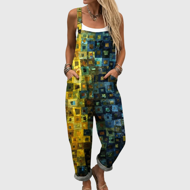 Mackenzie – Elegant Mosaic Pattern Soft Overall