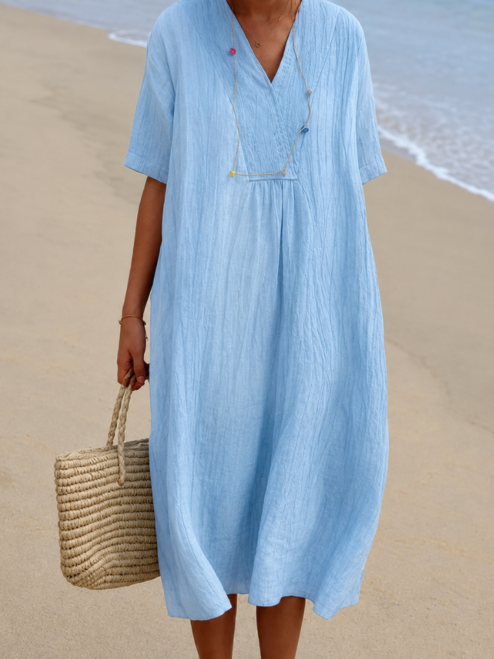 Silvana™ - Relaxed Textured Maxi Dress