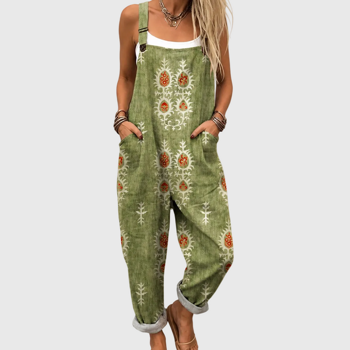 Paige – Folk Olive Overalls