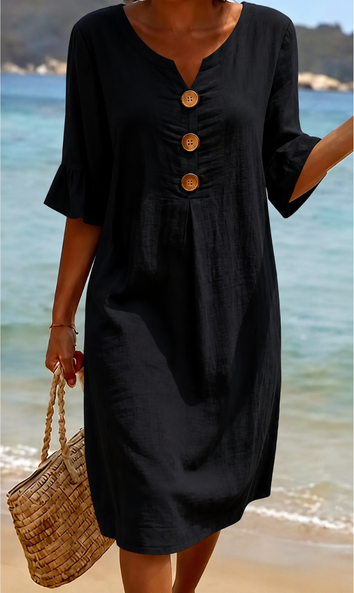 Radmila™ - Textured Long Sleeve Dress