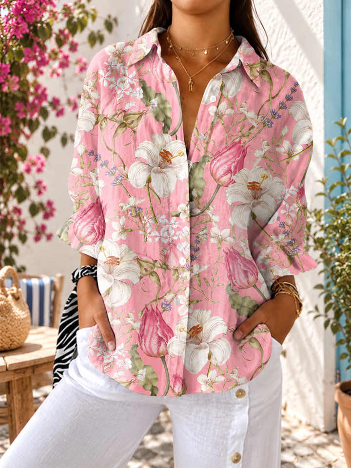 Frances – Elegant Bloom Blouse