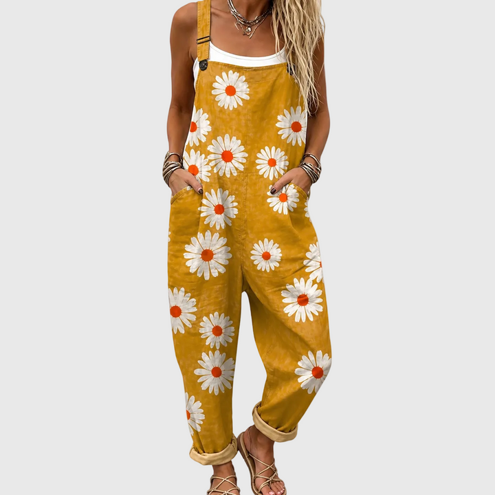 Samantha – Soft Daisy Overall