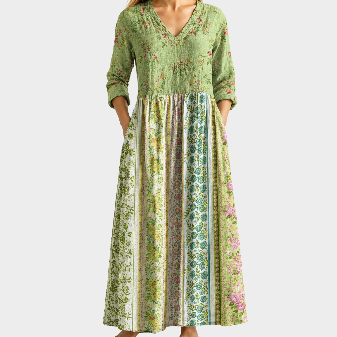 Valentina - Pocket Long Maxi Dress