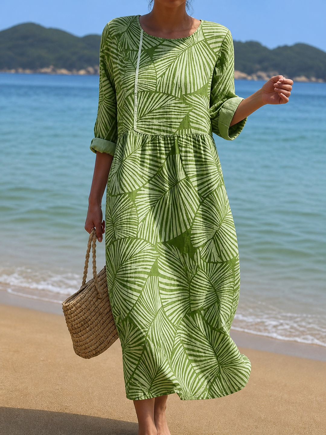 Naomi - Casual Floral Print Dress for Women