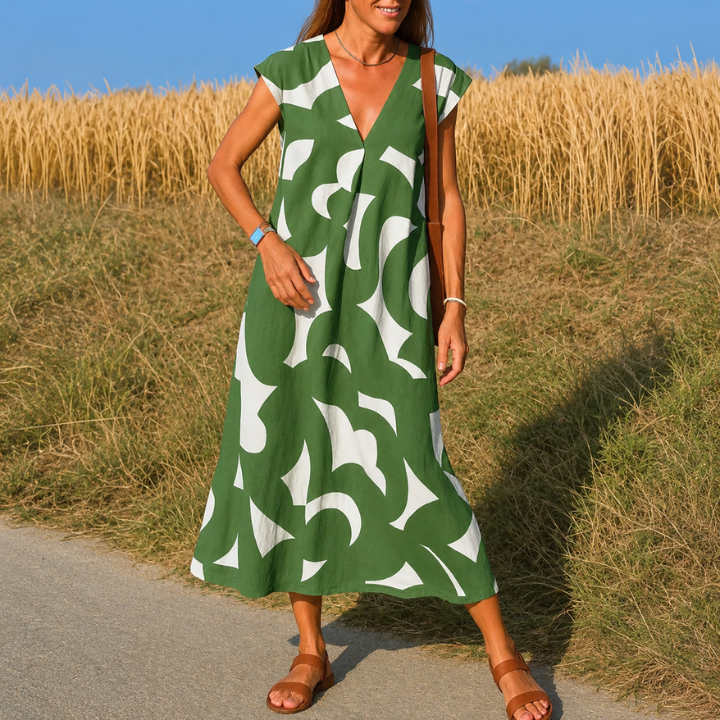 Tatiana™ - Cutwork Detail Maxi Dress