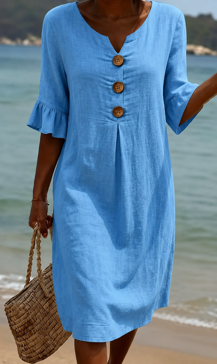 Radmila™ - Textured Long Sleeve Dress