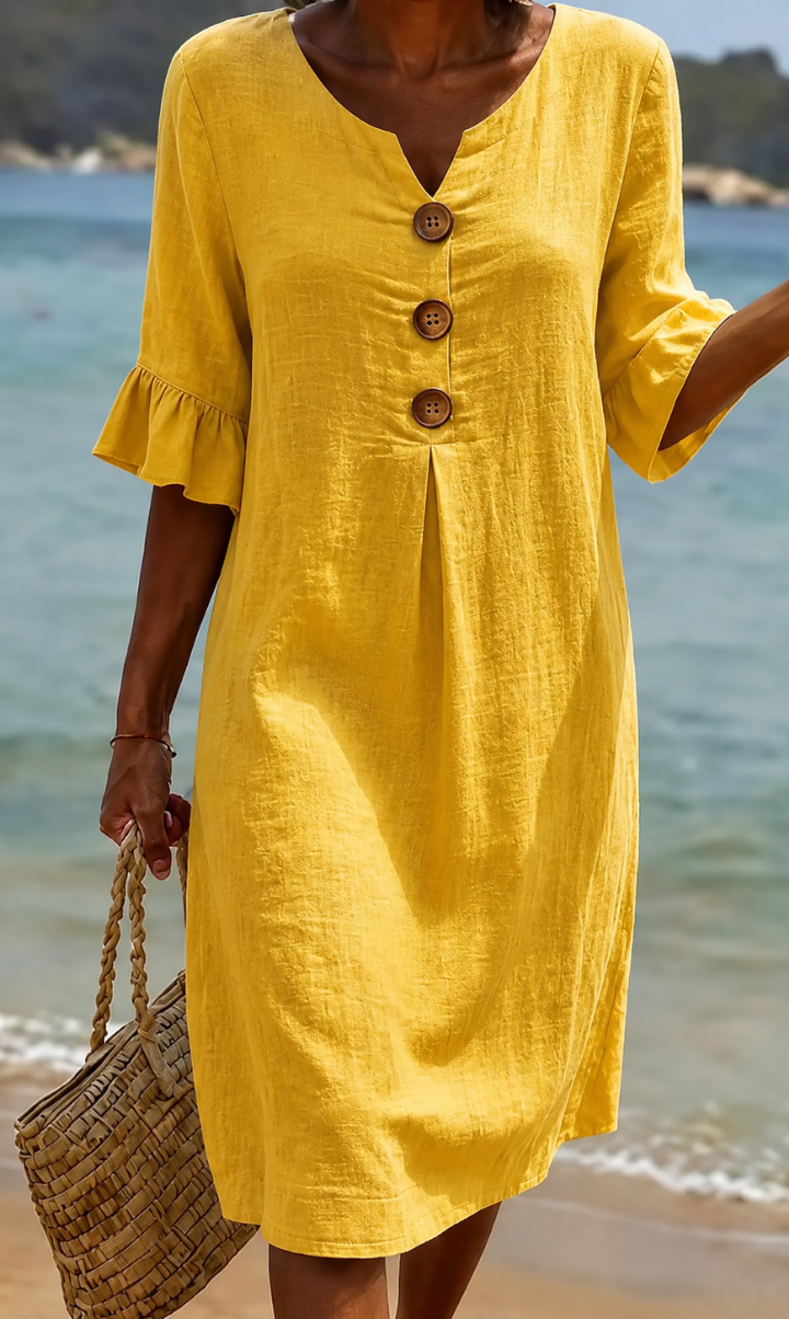 Radmila™ - Textured Long Sleeve Dress