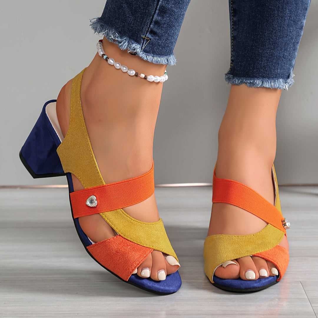 Mabel - Orthopedic Comfort Block Heels with Cushioned Support