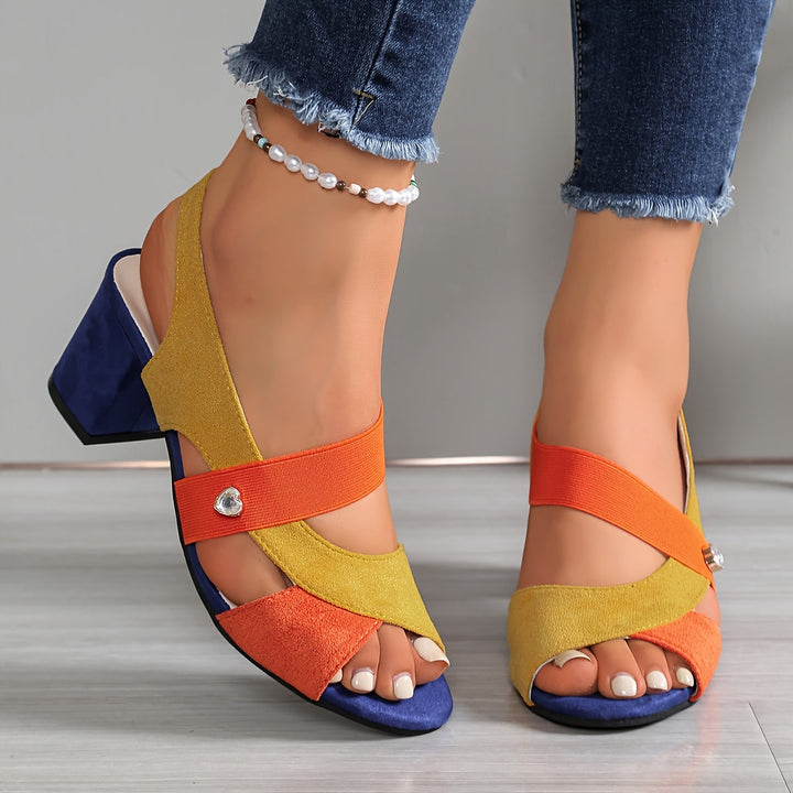 Mabel - Orthopedic Comfort Block Heels with Cushioned Support