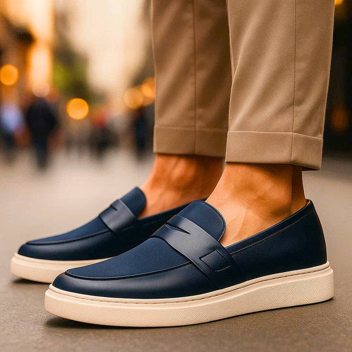 Lewis – Leather and Suede Loafers