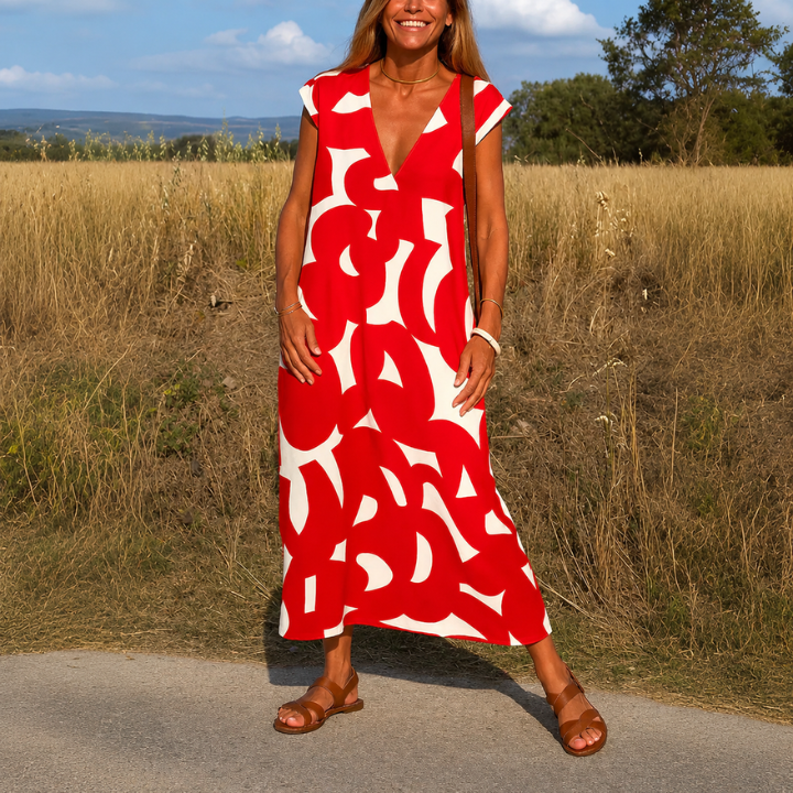 Tatiana™ - Cutwork Detail Maxi Dress
