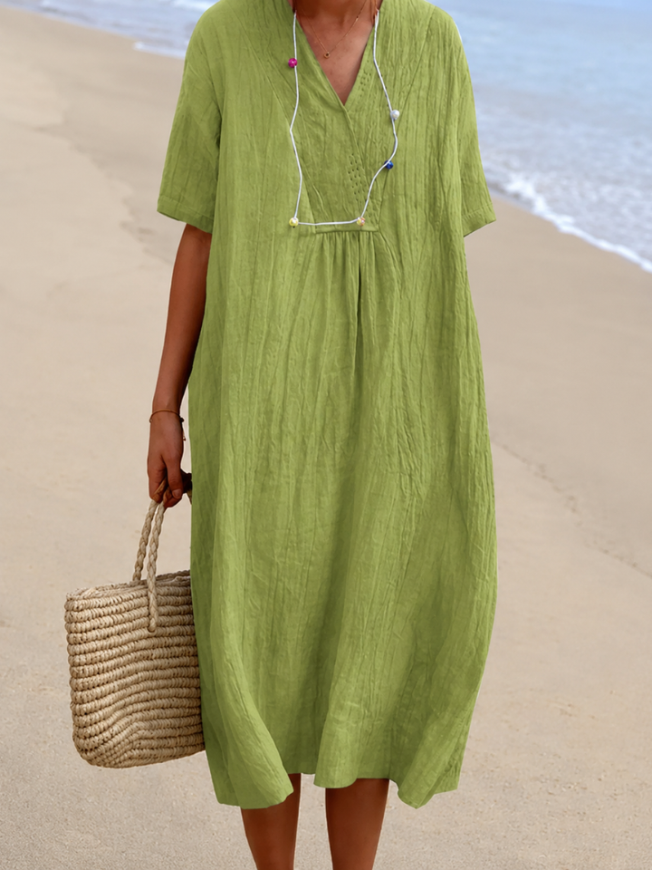 Silvana™ - Relaxed Textured Maxi Dress