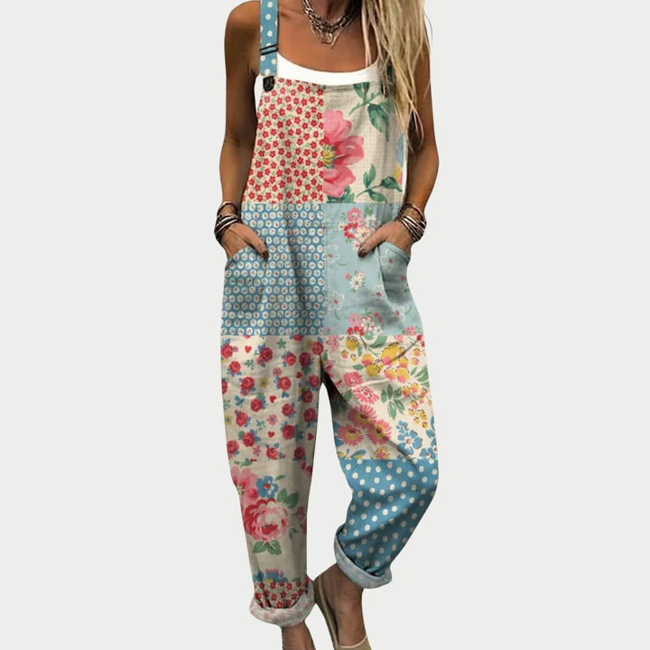 Ruby – Comfortable Printed Overalls