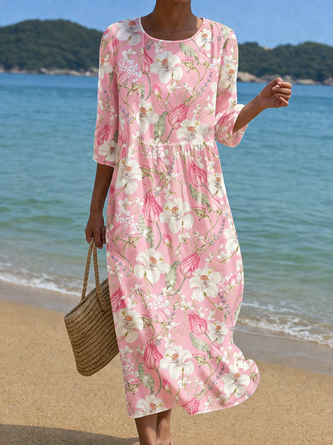 Priya - Casual Floral Print Dress for Women