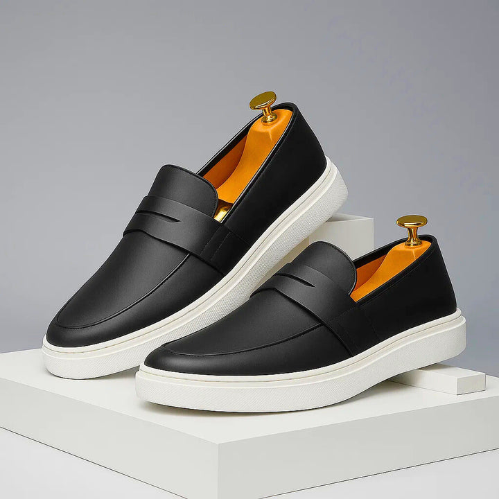 Lewis – Leather and Suede Loafers