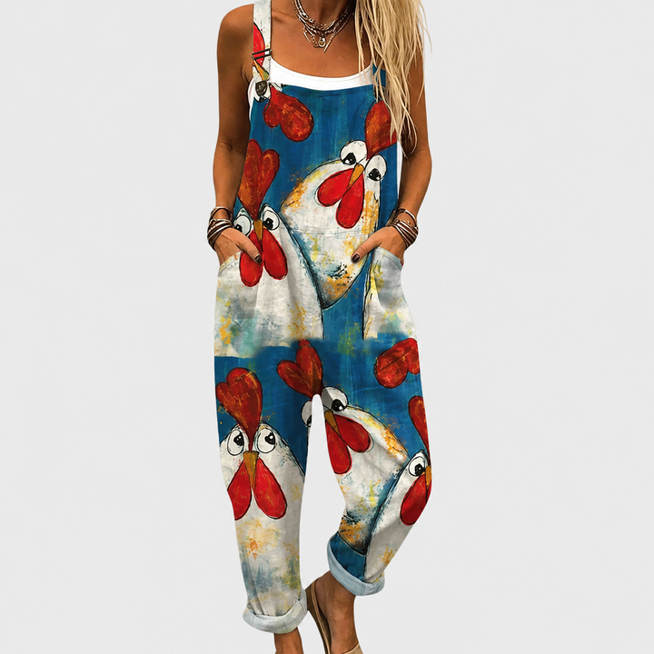Kylie – Comfortable Printed Overall