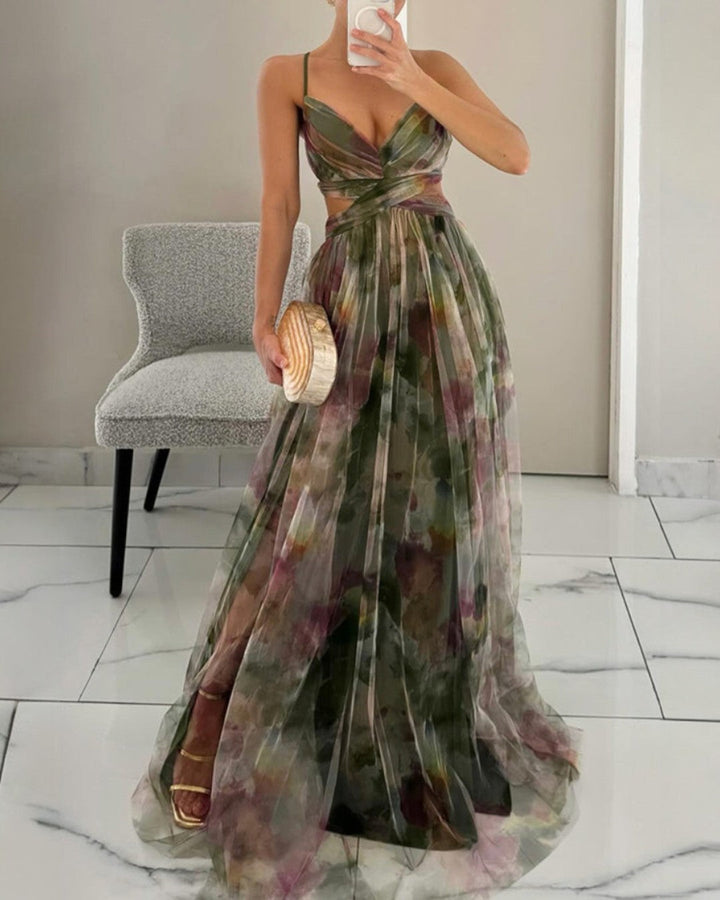 Sophie - Elegant Silk Marbella Dress
