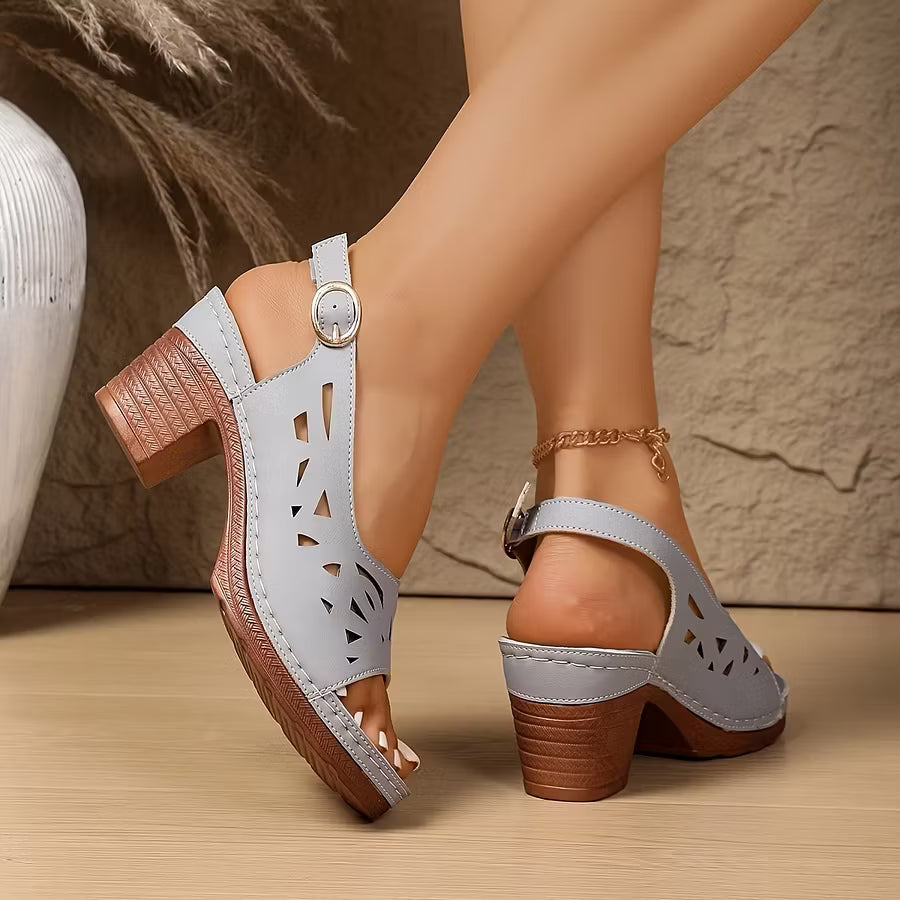 Emma – Orthopaedic Boho Leather Comfort Sandals
