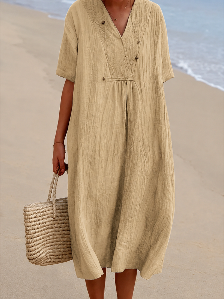 Silvana™ - Relaxed Textured Maxi Dress