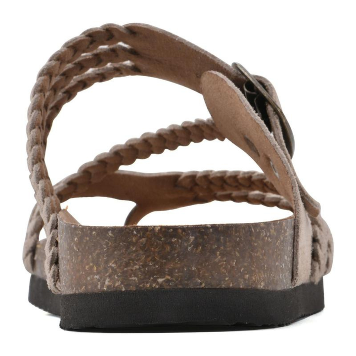 Zosia - Woven Cork Sandals with Orthopaedic Support